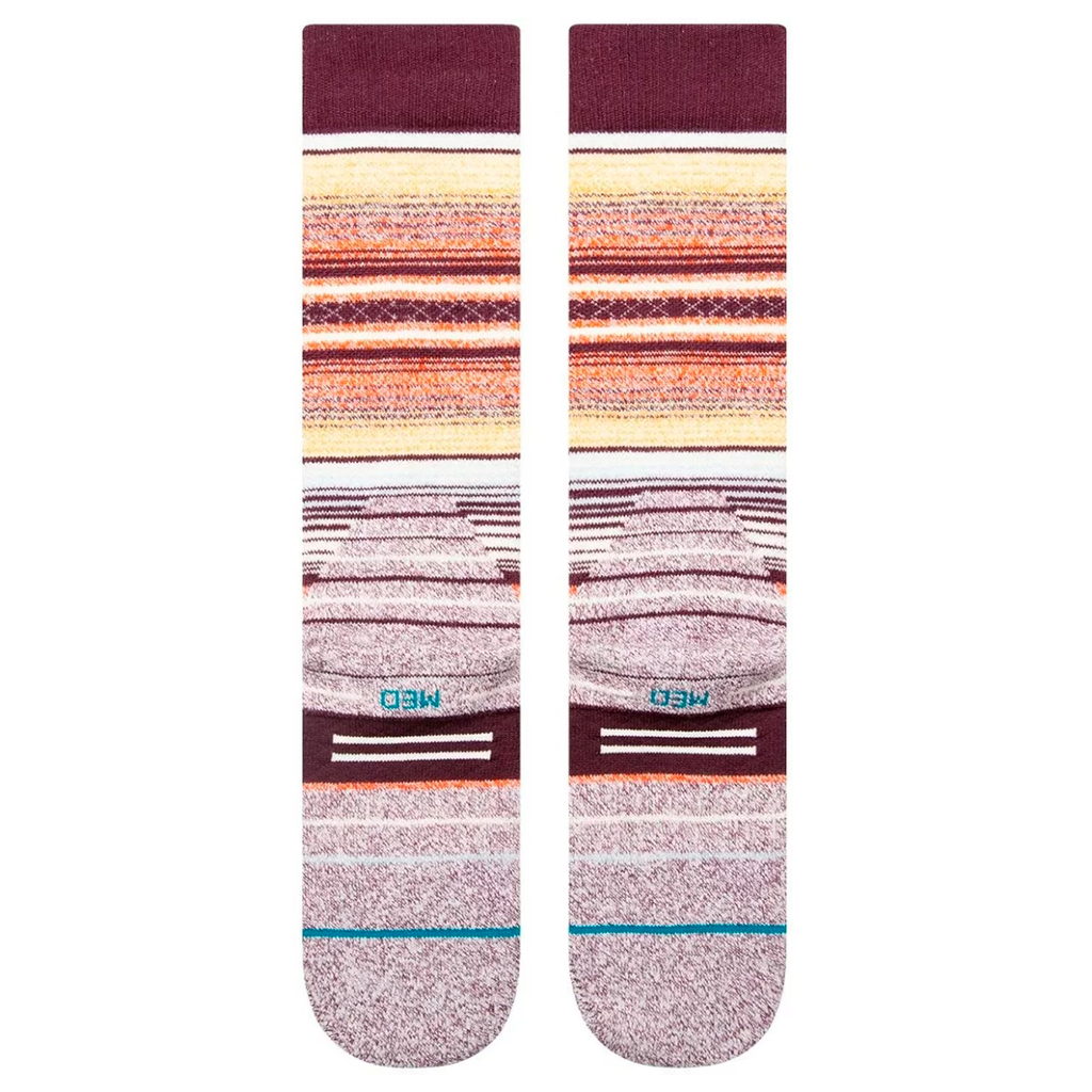 Stance Sock Snowboard Curren Over The Calf Wine