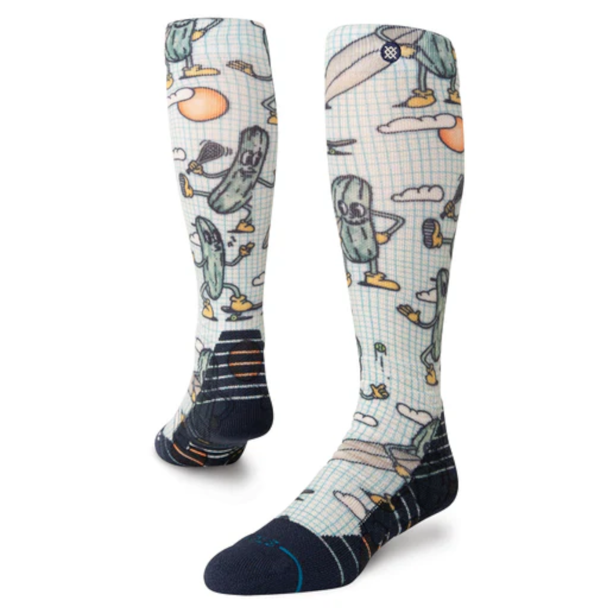Stance Sock Snowboard Feeling Pickled Mid Po Multi