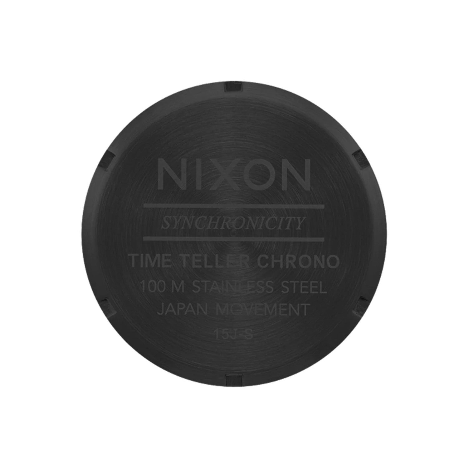 Reloj Nixon Time Teller Chrono Black Black Gold