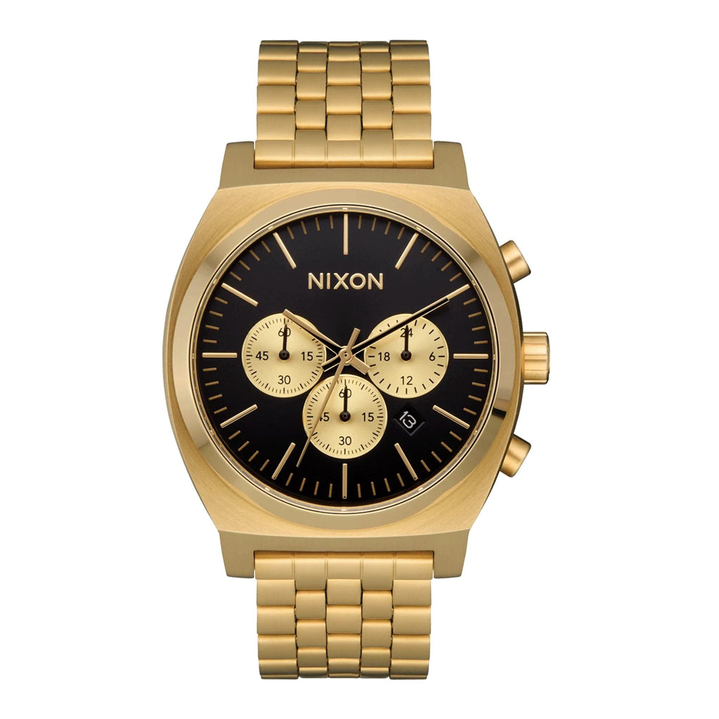 Reloj Nixon Time Teller Chrono Gold Black Gold