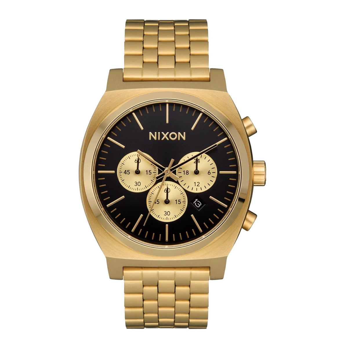 Reloj Nixon Time Teller Chrono Gold Black Gold