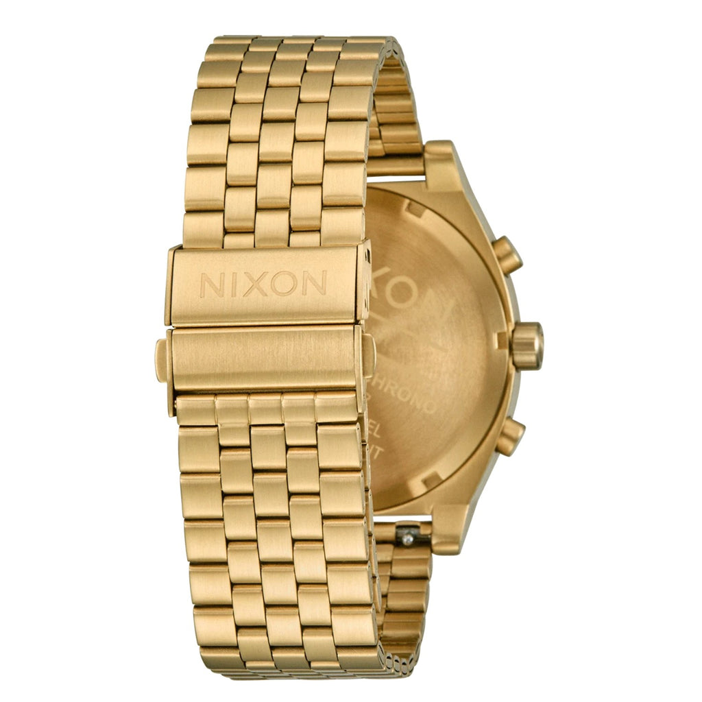 Reloj Nixon Time Teller Chrono Gold Black Gold