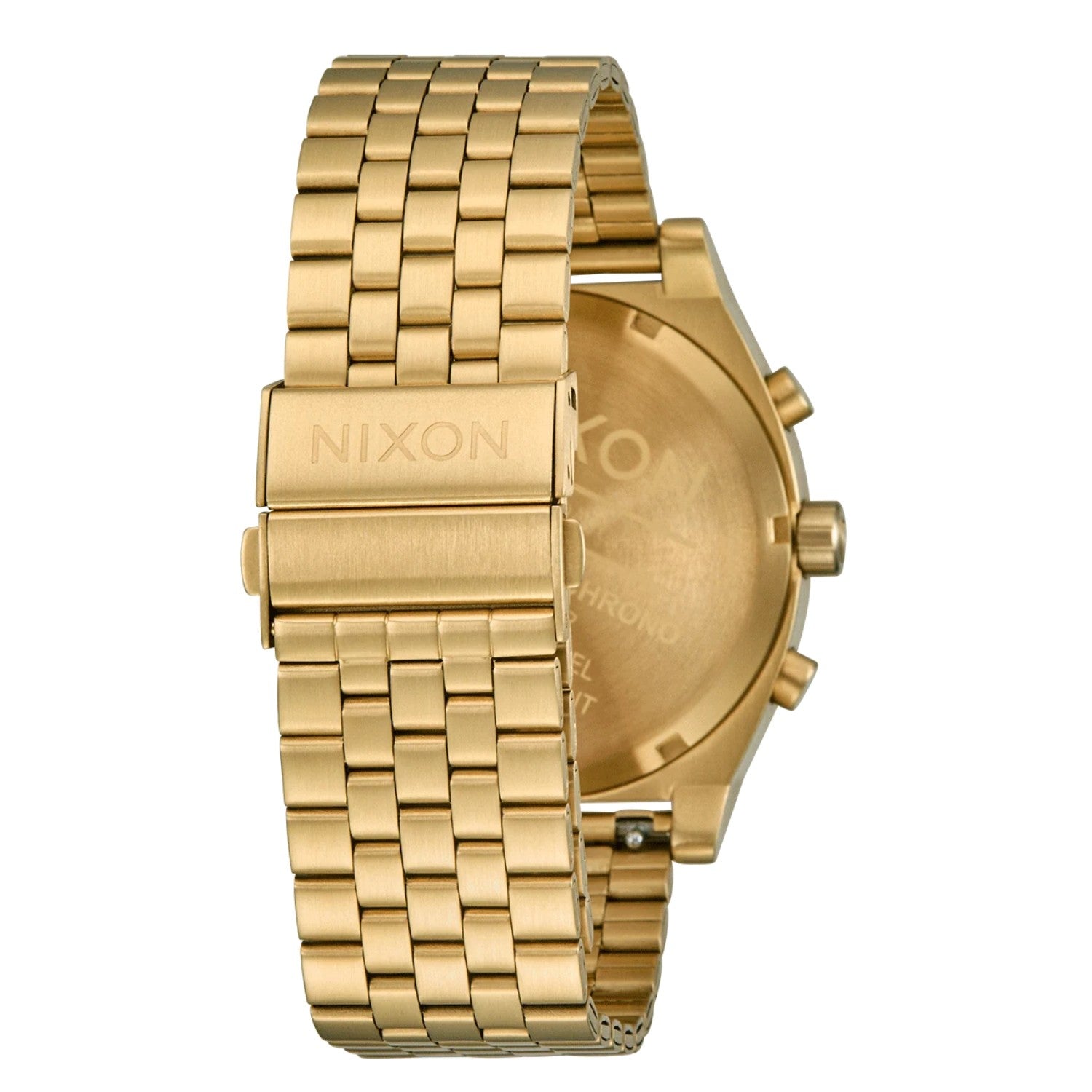 Reloj Nixon Time Teller Chrono Gold Black Gold