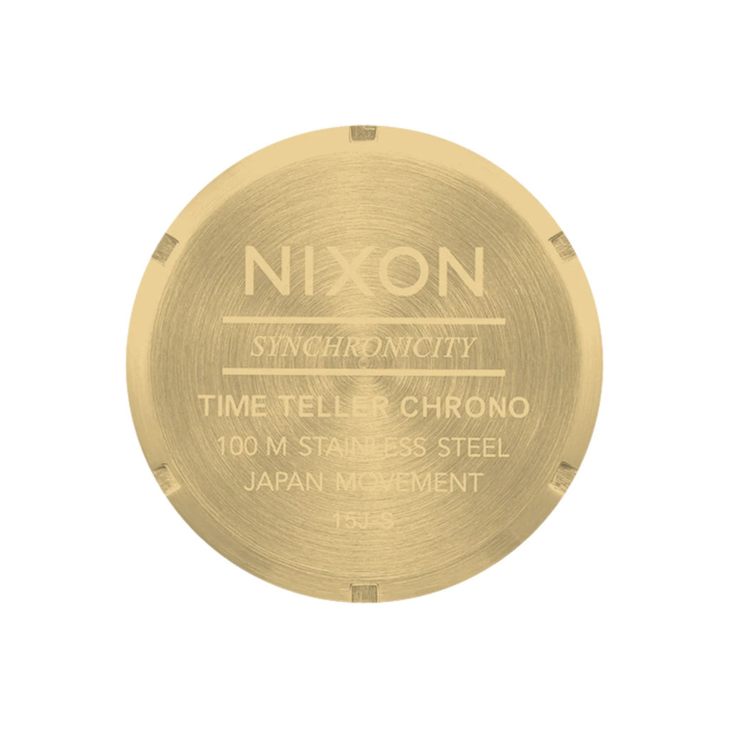 Reloj Nixon Time Teller Chrono Gold Black Gold