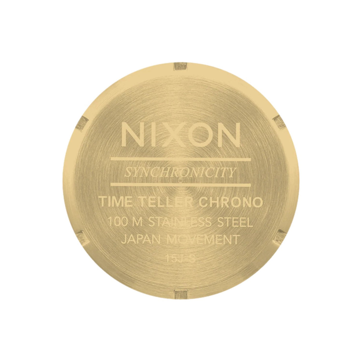 Reloj Nixon Time Teller Chrono Gold Black Gold