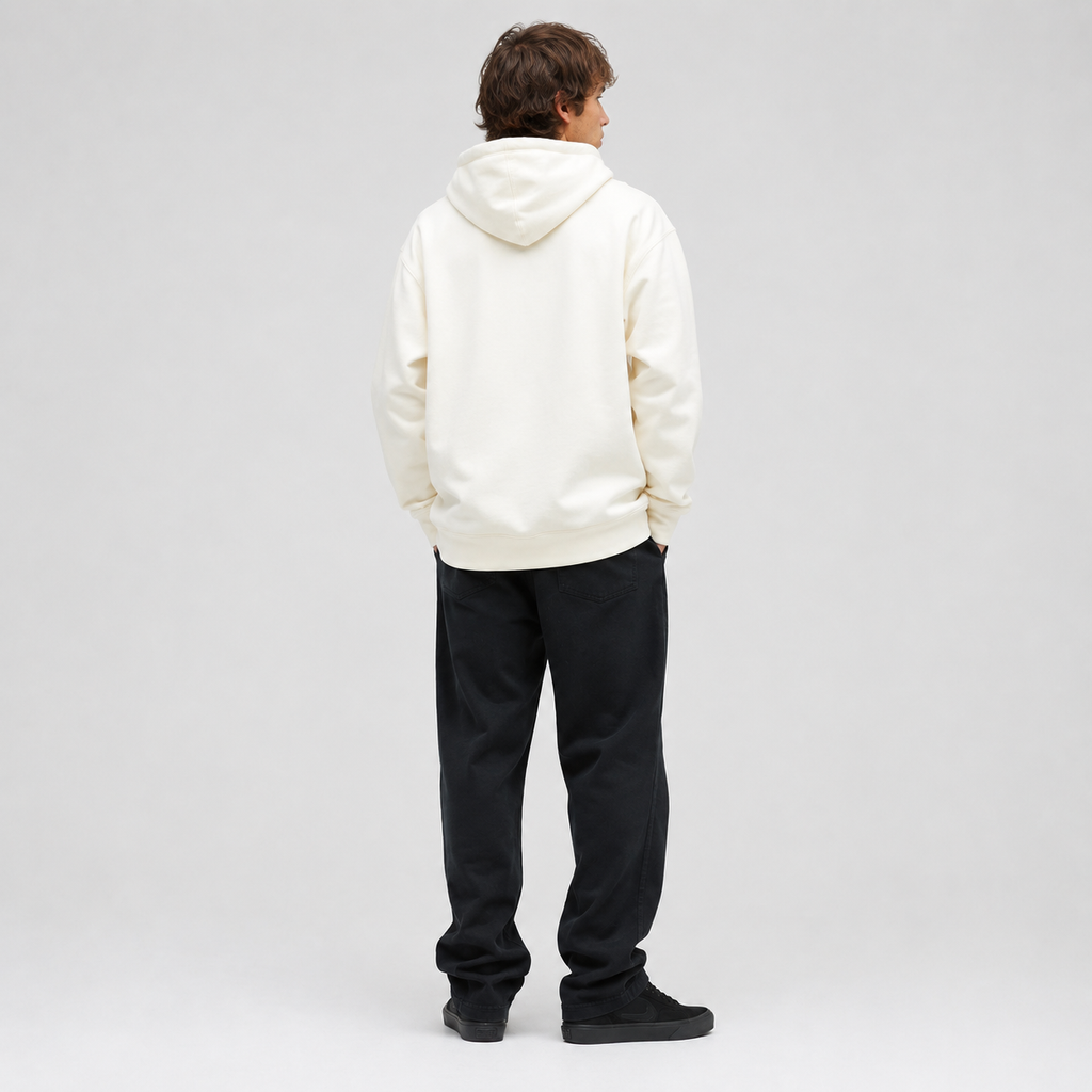 Polerón Stance Established Hoodie Bone
