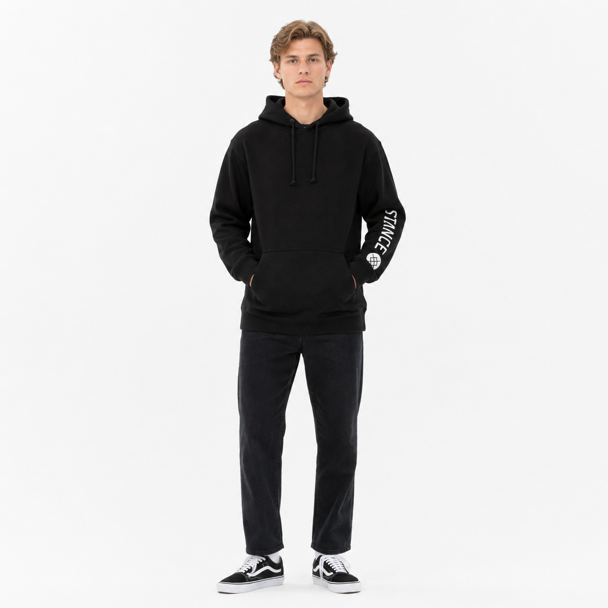 Poleron Icon Hoodie Black Stance