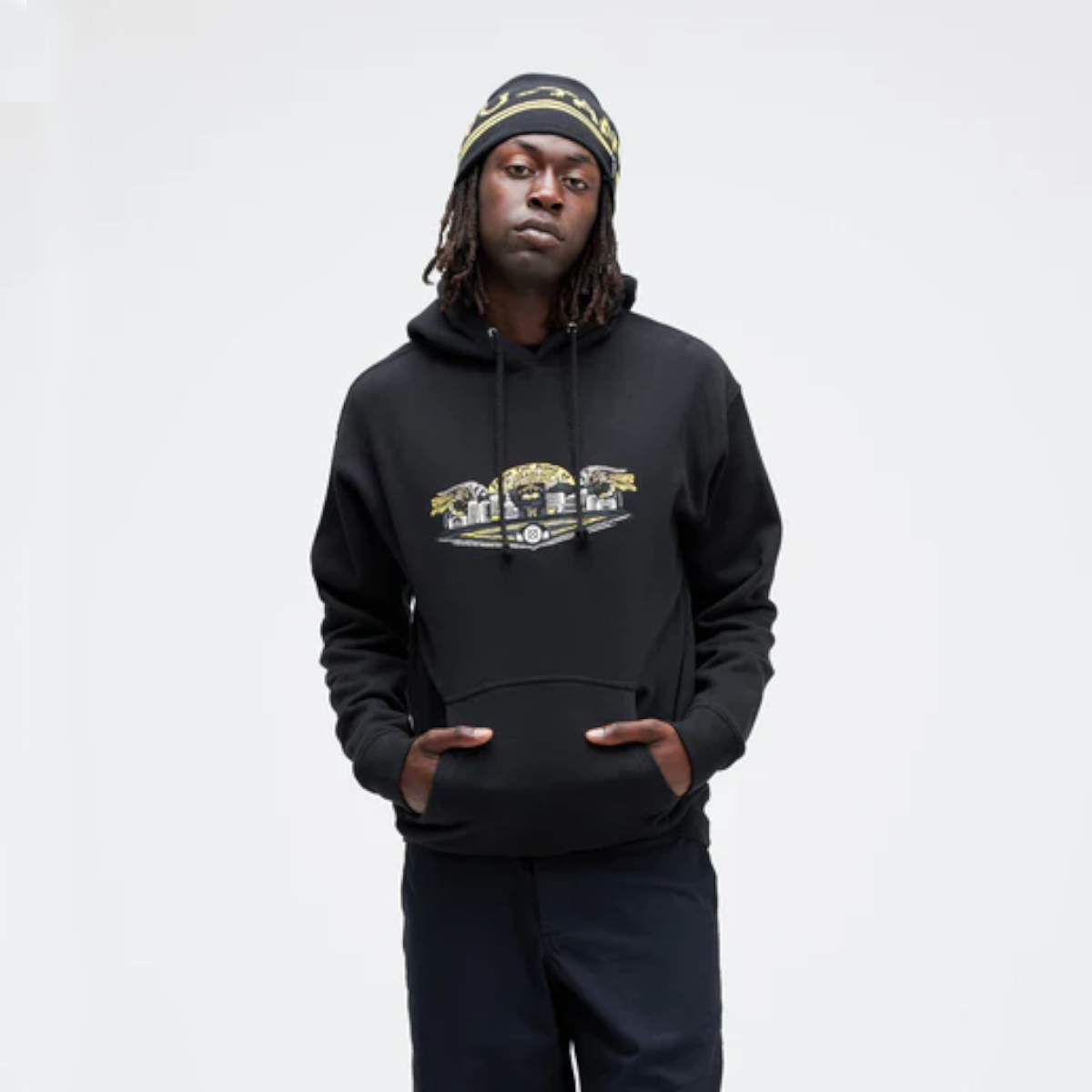 Polerón Stance Hoodie Wu-Tang Panther Hoodie Black