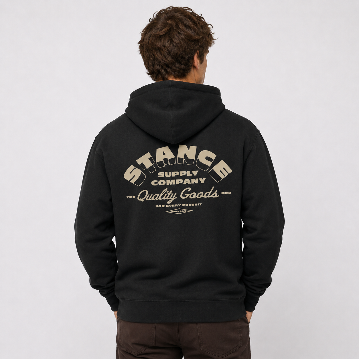 Polerón Hoodie Outfitters Black