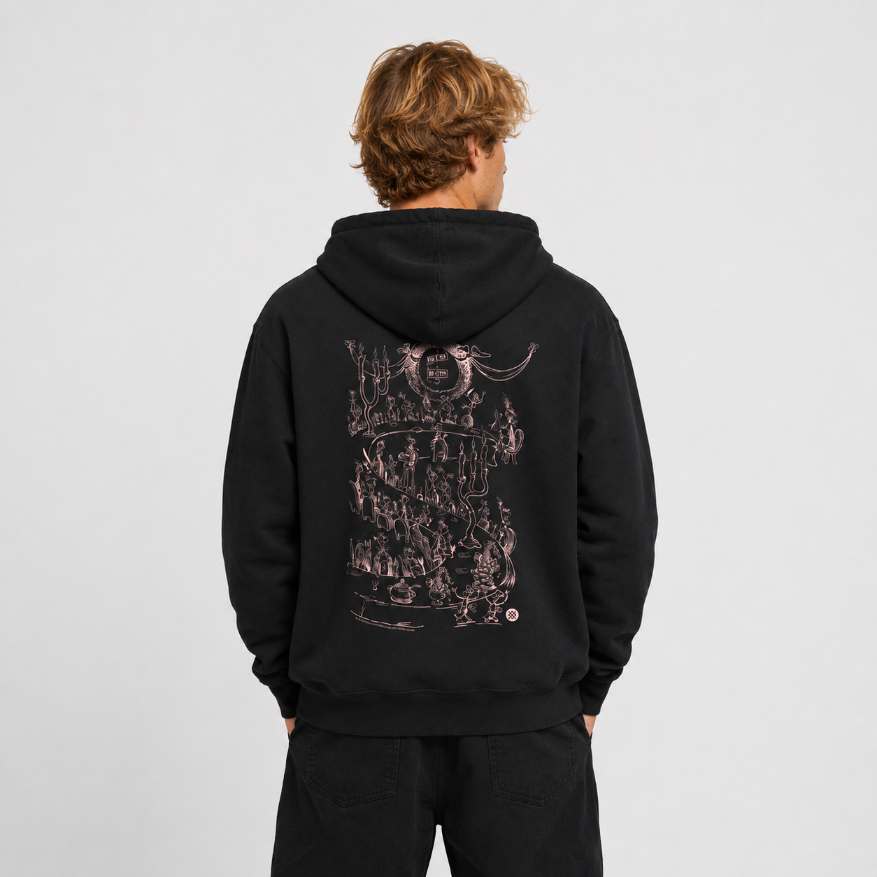 Polerón Hoodie The Grinch Merry Me Black