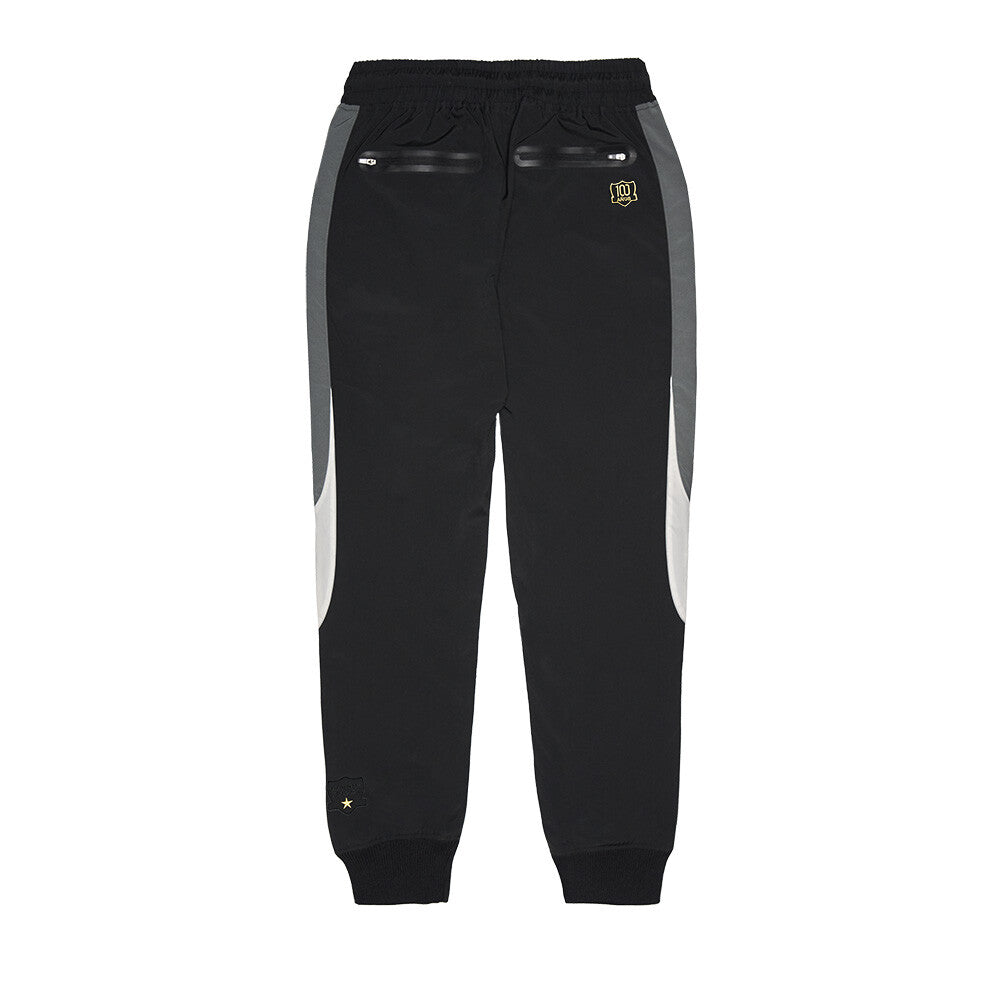 Pantalón Colo Colo Urbano Hombre  Color Block Negro Blanco