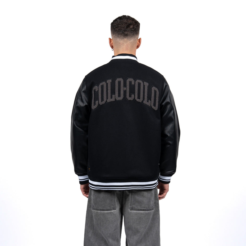 Chaqueta Colo-Colo Urbano Varsity Full Black