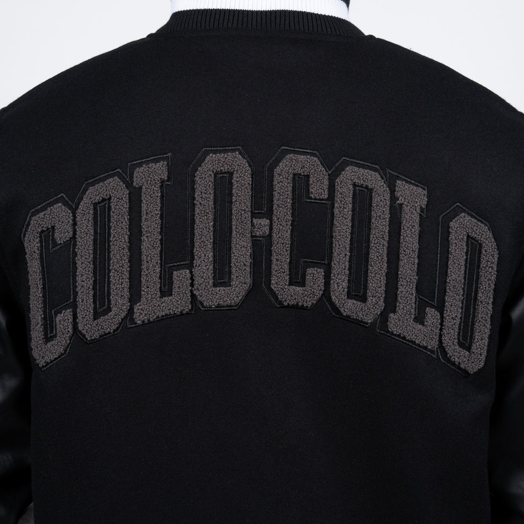 Chaqueta Colo-Colo Urbano Varsity Full Black