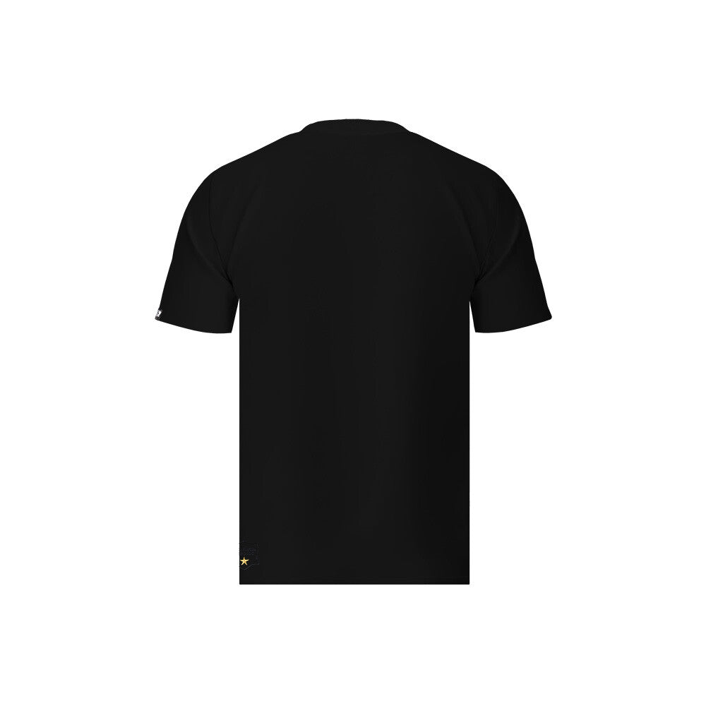 Polera Colo Colo Urbano Hombre Negro Patente