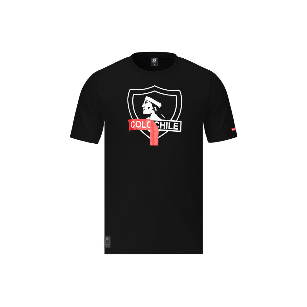 Polera Colo Colo Urbano Centenario Hombre Negro Es Chile