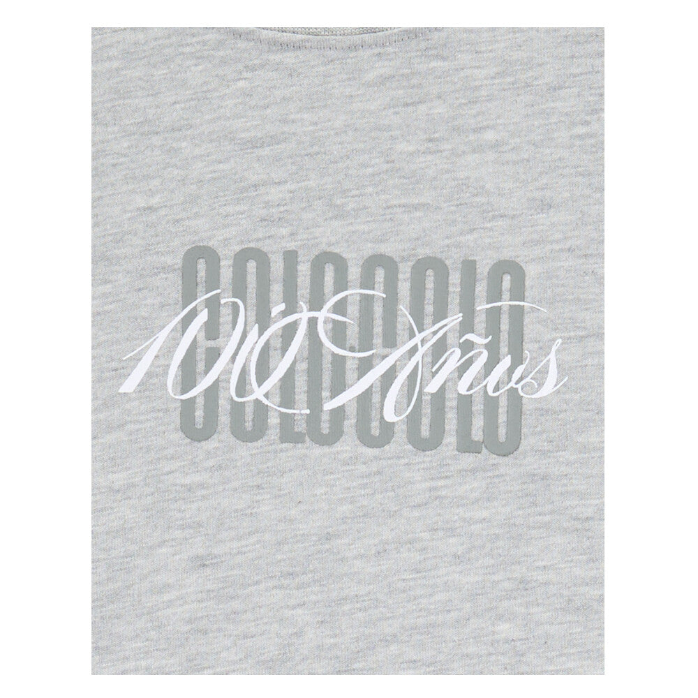 Polera Colo Colo Urbano Centenario Hombre Gris Amor Eterno