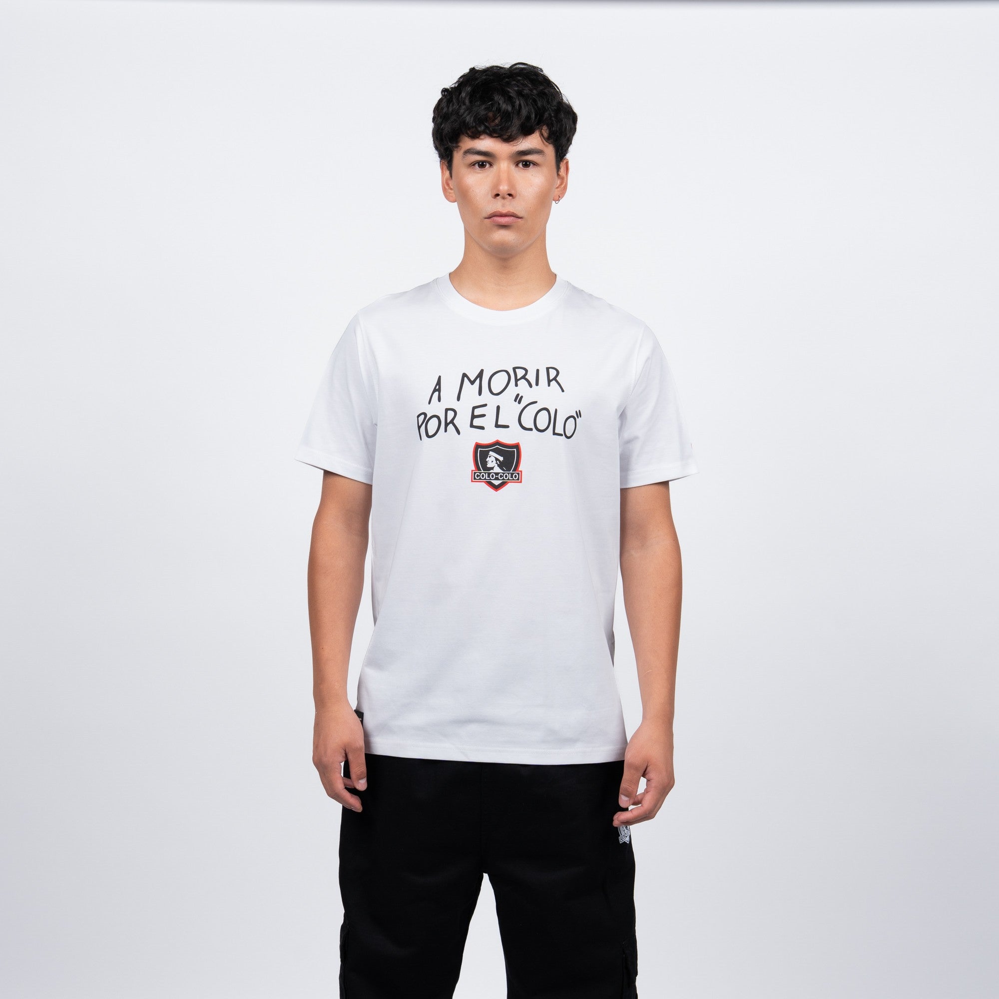Polera Colo-Colo Urbano "Por el Colo" Blanco