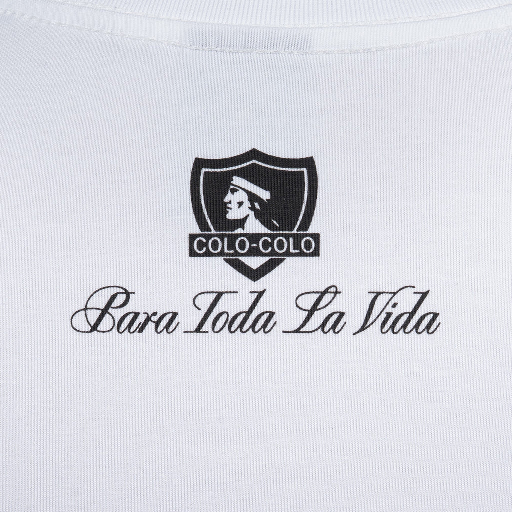 Polera Colo-Colo Urbano "Por el Colo" Blanco