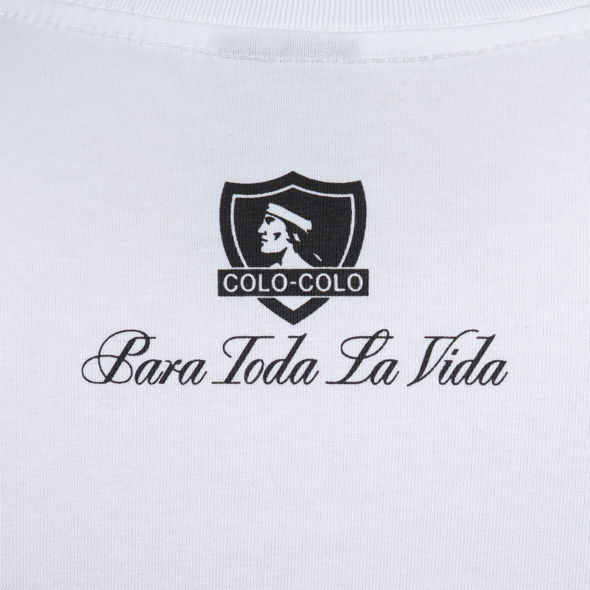 Polera Colo-Colo Urbano "Por el Colo" Blanco