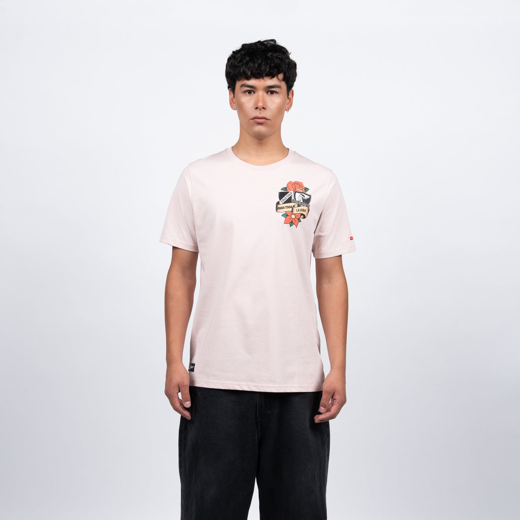 Polera Colo-Colo Urbano "Para Toda la Vida" Rosado