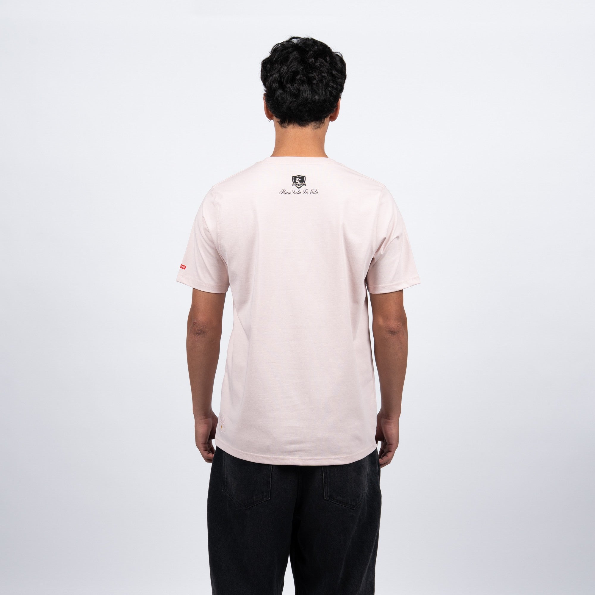 Polera Colo-Colo Urbano "Para Toda la Vida" Rosado