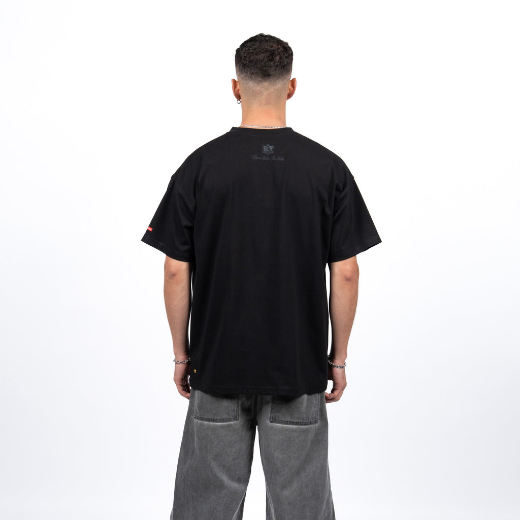 Polera Colo-Colo Urbano Escudo Grande Negro