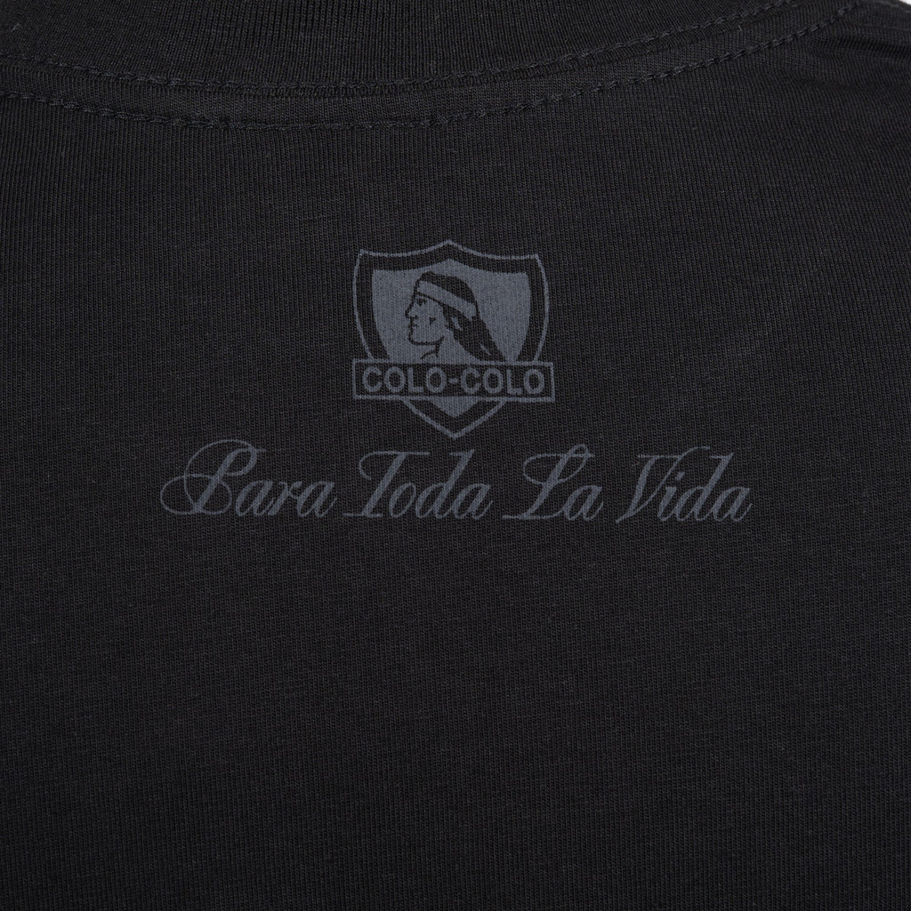 Polera Colo-Colo Urbano Escudo Grande Negro