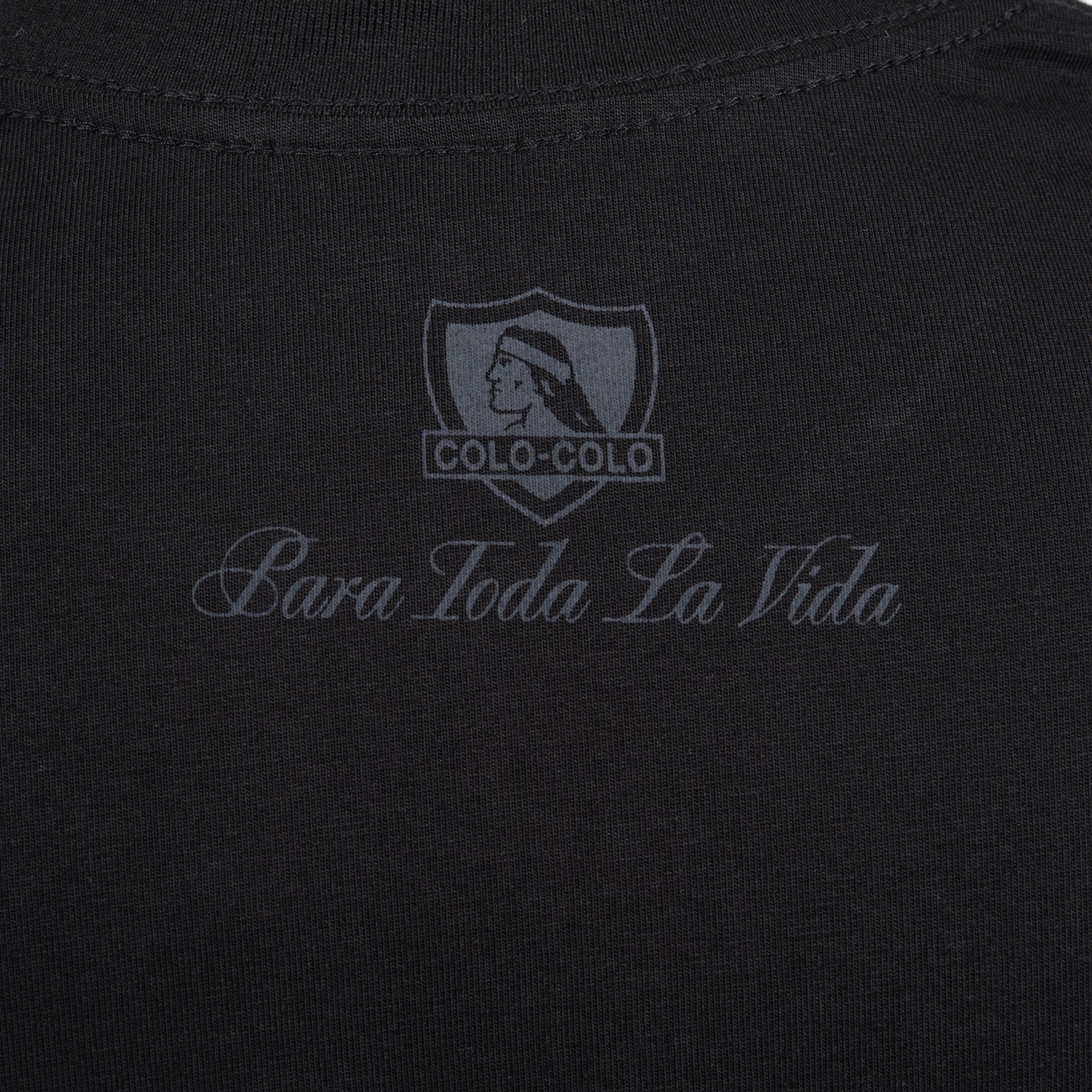 Polera Colo-Colo Urbano Escudo Grande Negro