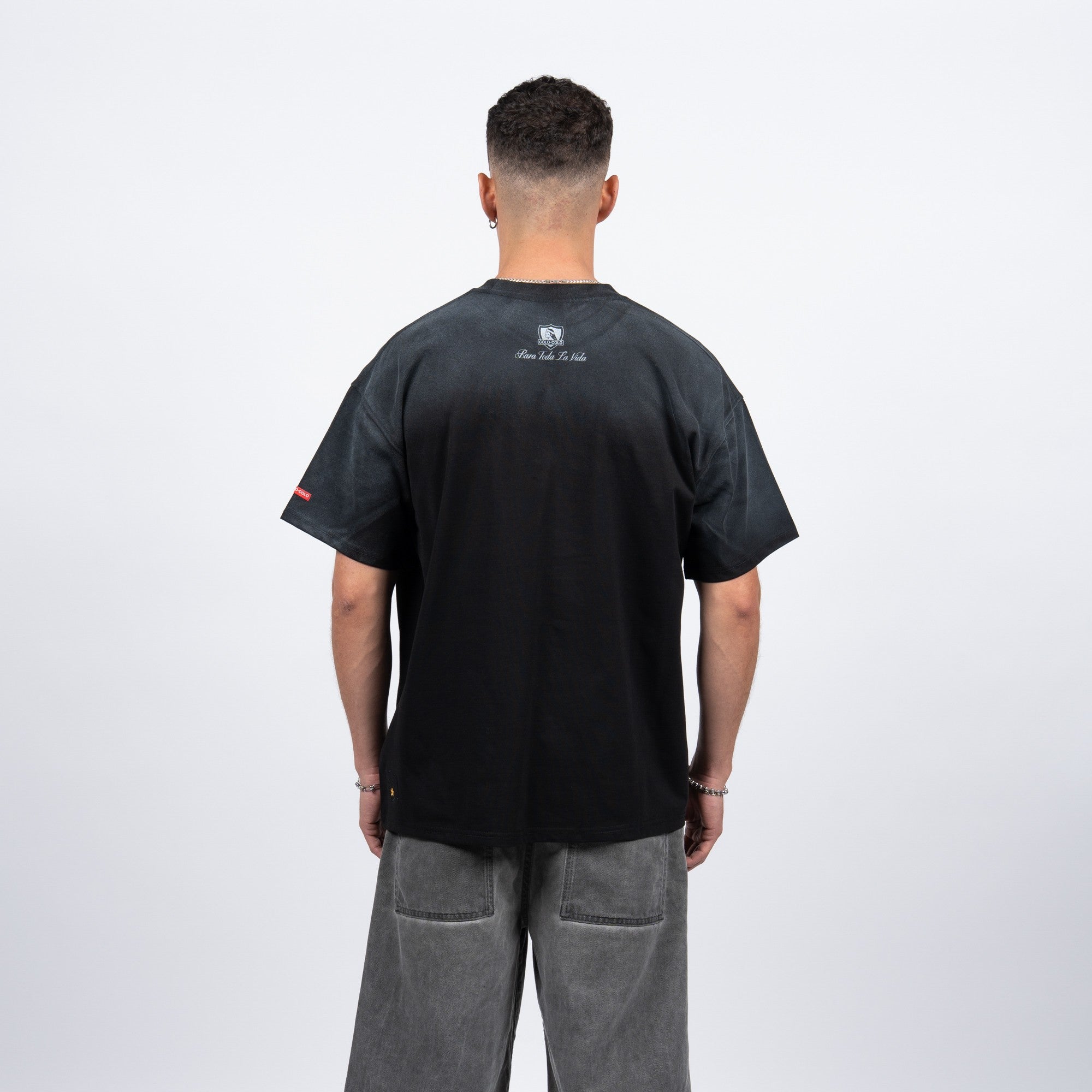 Polera Colo-Colo Urbano "Para Toda la Vida" Negro