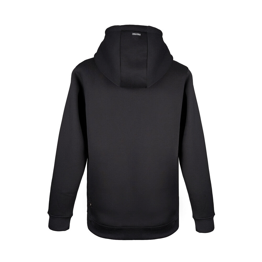Polerón Colo Colo Urbano Hoodie Negro Logo