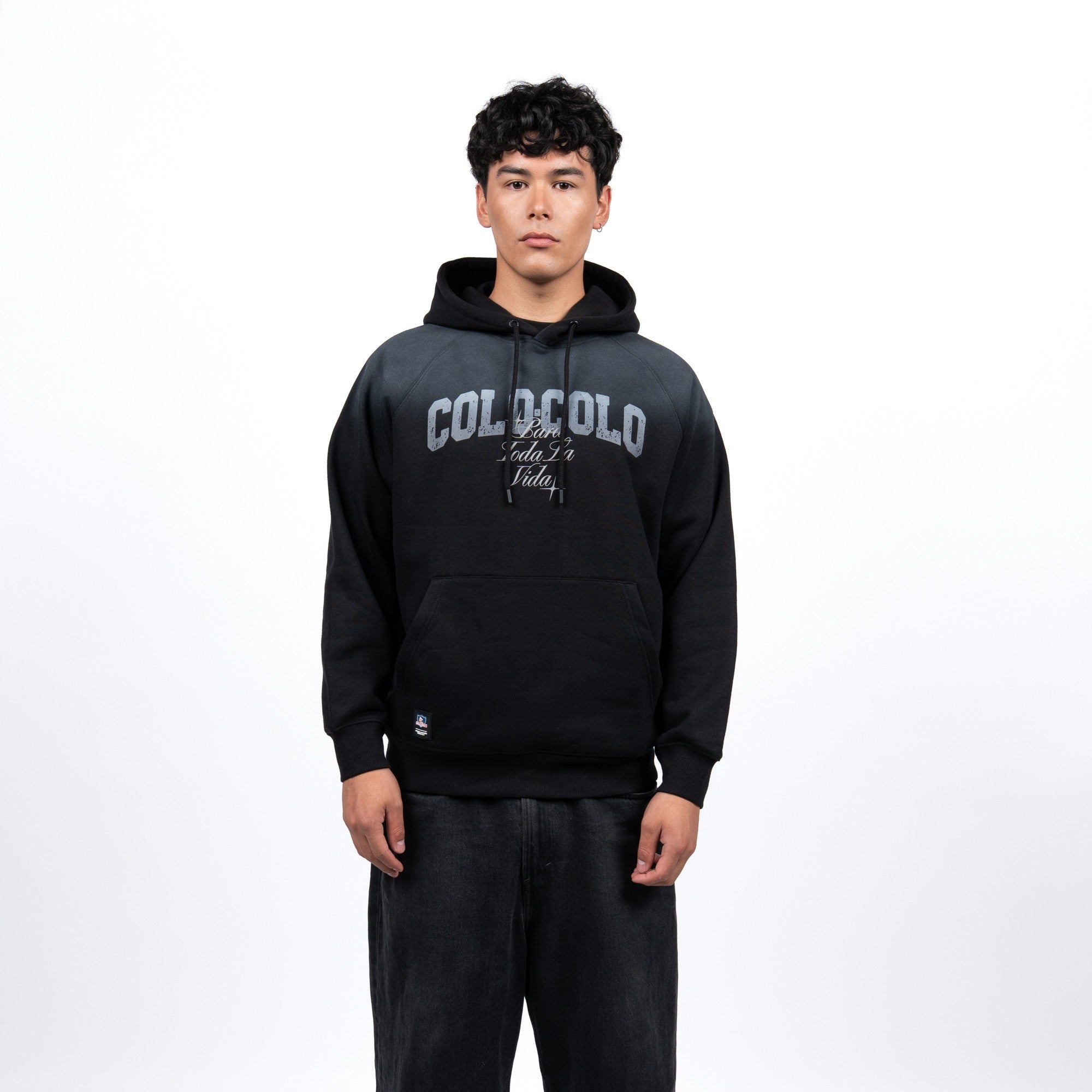 Polerón Colo-Colo Urbano Hoodie Para Toda La Vida Negro