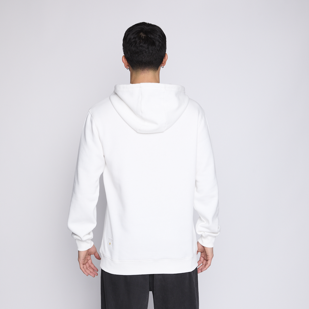 Polerón Colo Colo Urbano Hombre Hoodie Eterno Campeón Blanco