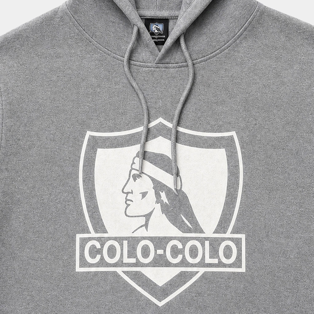 Polerón Colo Colo Urbano Escudo Gris