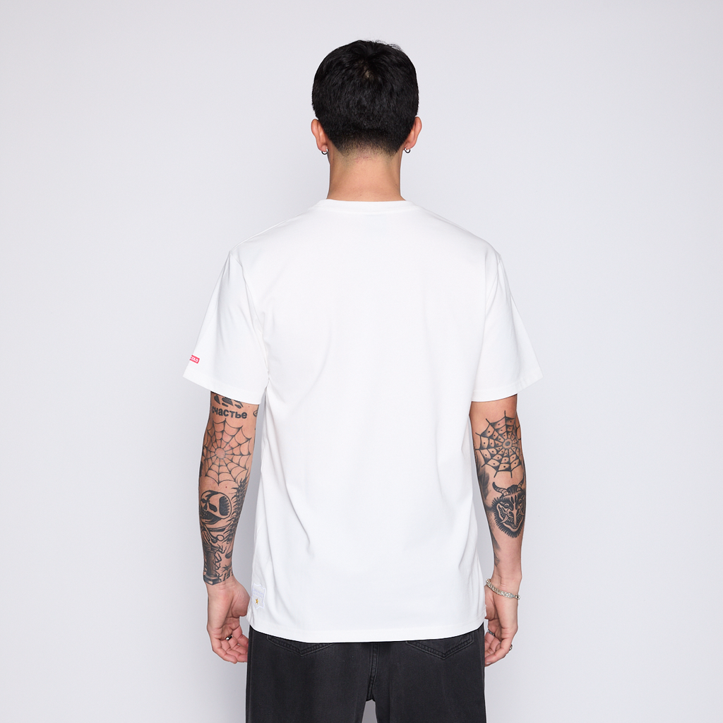 Polera Colo Colo Urbano Hombre Escudo Blanco