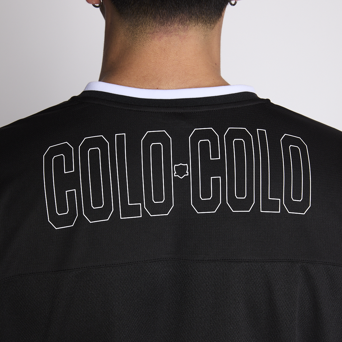 Camiseta Colo Colo Urbano Hombre Eterno Campeón Negro