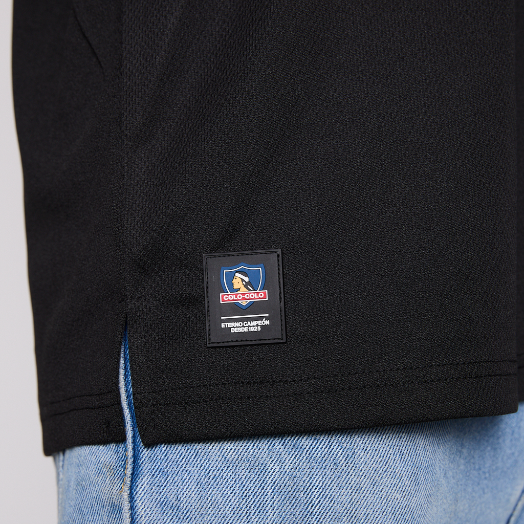 Camiseta Baseball Colo Colo Urbano Hombre Eterno Campeón Negro