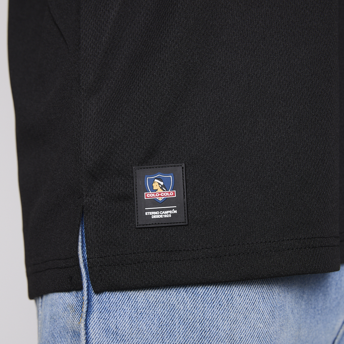 Camiseta Baseball Colo Colo Urbano Hombre Eterno Campeón Negro