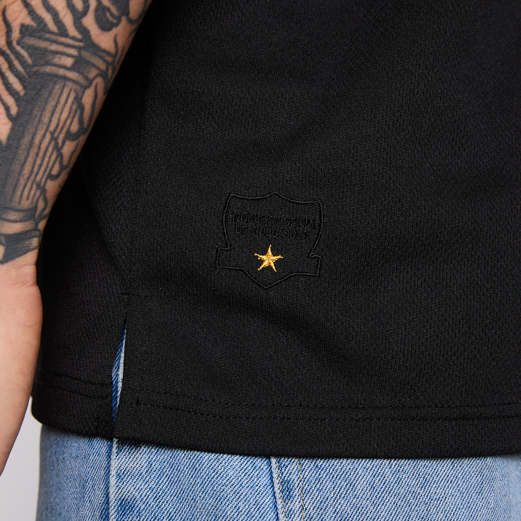 Camiseta Baseball Colo Colo Urbano Hombre Eterno Campeón Negro