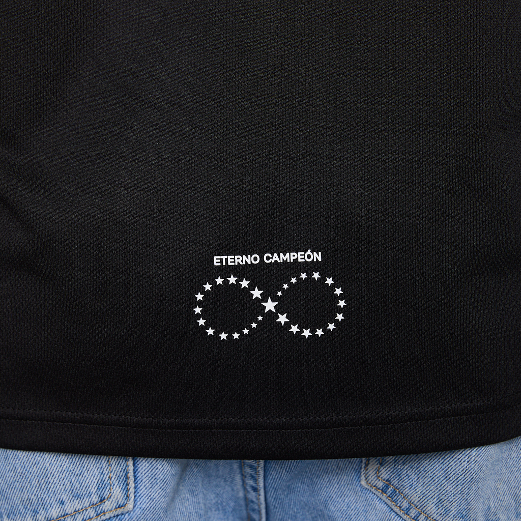 Camiseta Baseball Colo Colo Urbano Hombre Eterno Campeón Negro