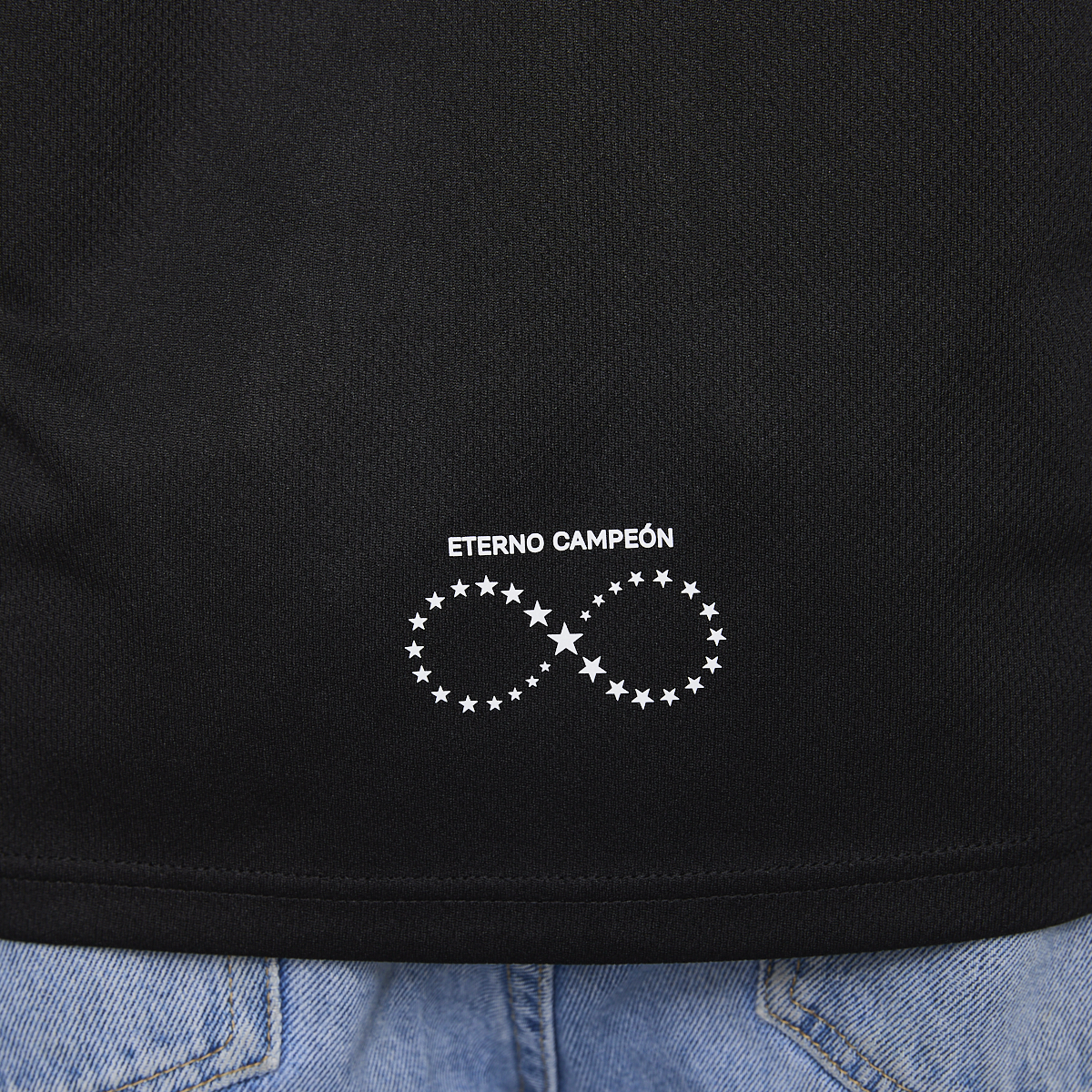 Camiseta Baseball Colo Colo Urbano Hombre Eterno Campeón Negro