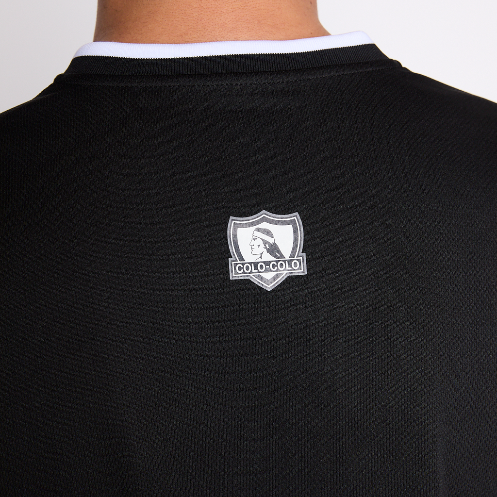 Camiseta Baseball Colo Colo Urbano Hombre Eterno Campeón Negro