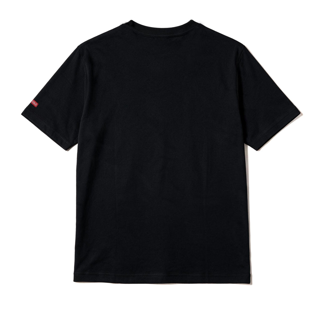 Polera Colo-Colo Urbano Classic Negro Escudo Gris