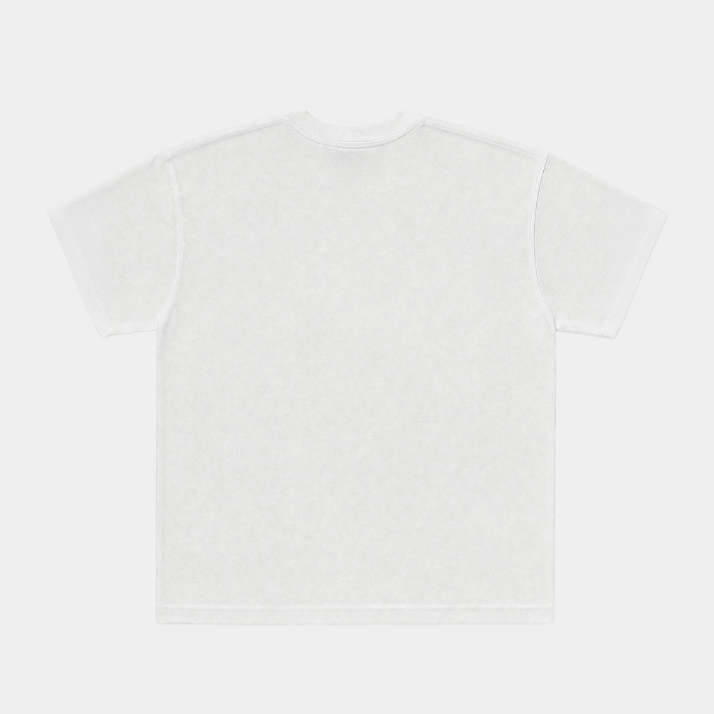 Polera Colo-Colo Urbano Oversize Blanco Escudo Pequeño Full Color