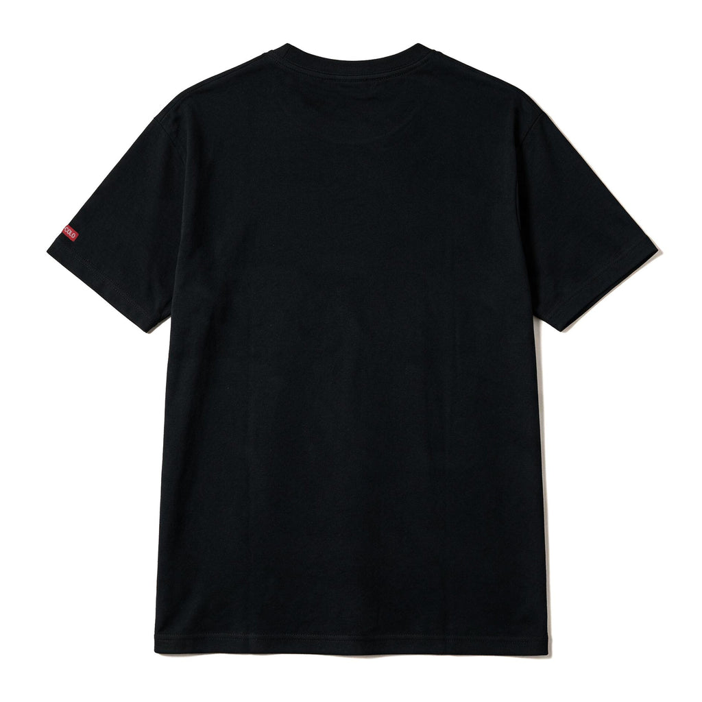 Polera Colo-Colo Urbano Oversize Negro Escudo Pequeño Full Color