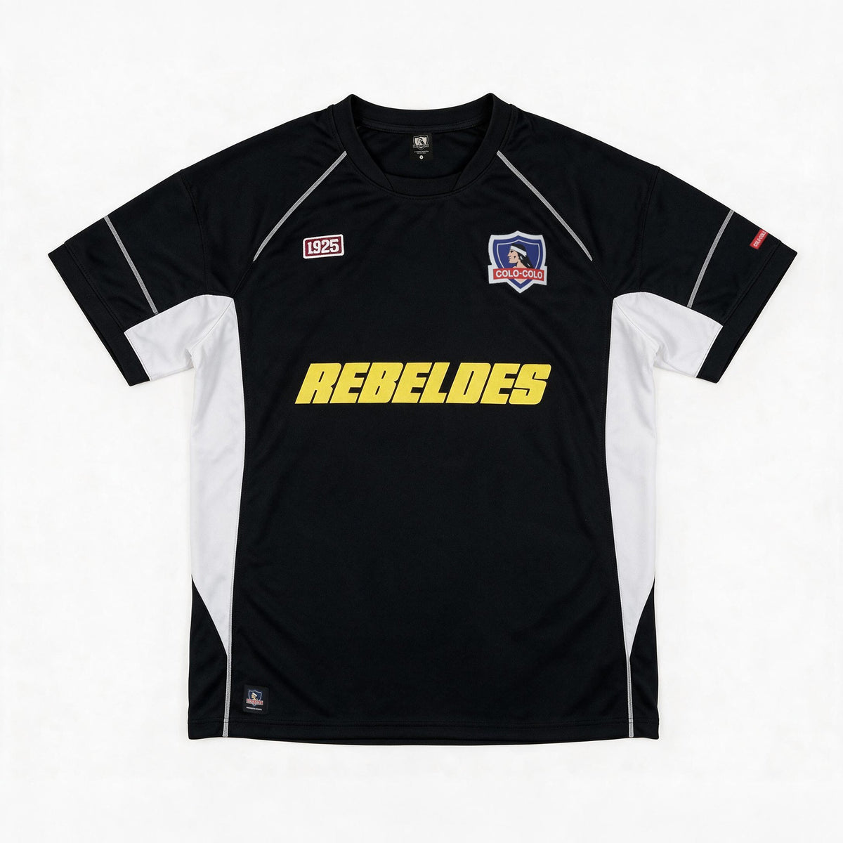 Polera Colo Colo Urbano Rebeldes Negro