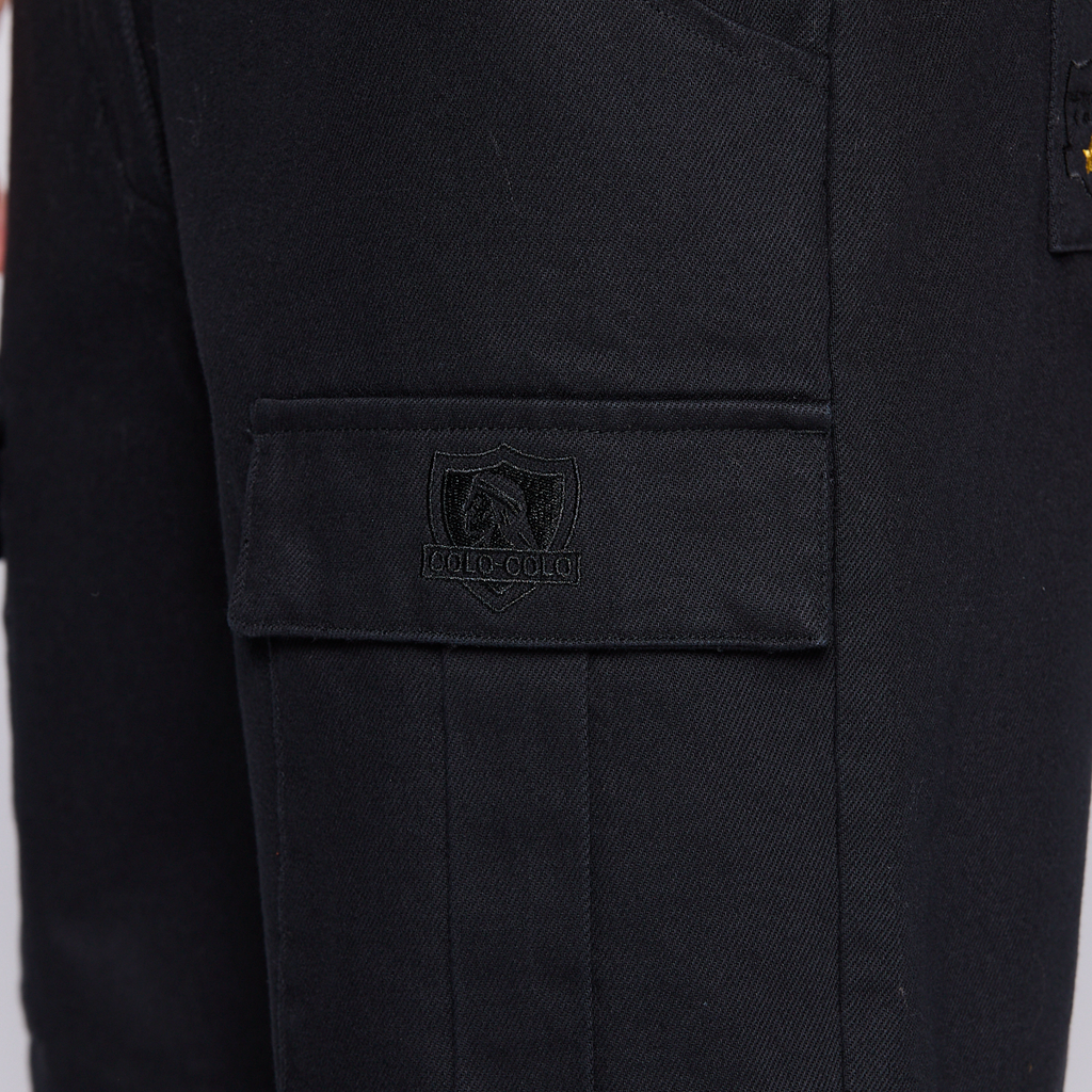 Short Colo Colo Urbano Hombre Cargo Negro