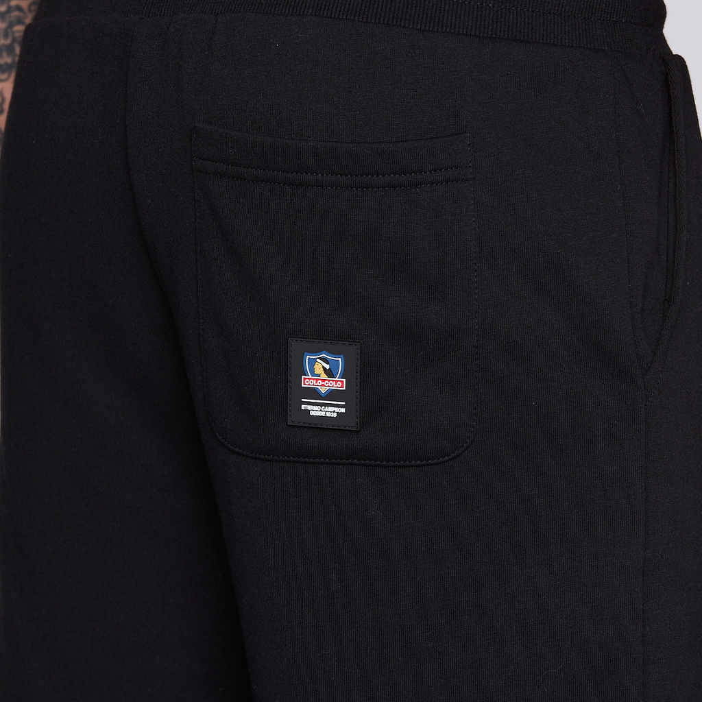 Short de Buzo Colo Colo Urbano Hombre Negro