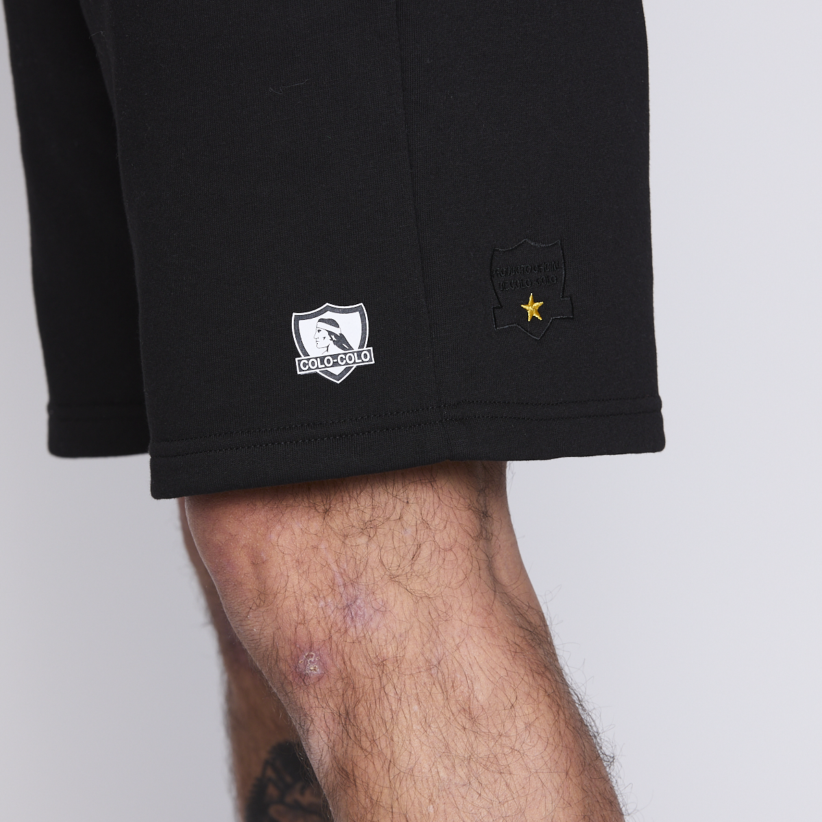Short de Buzo Colo Colo Urbano Hombre Negro