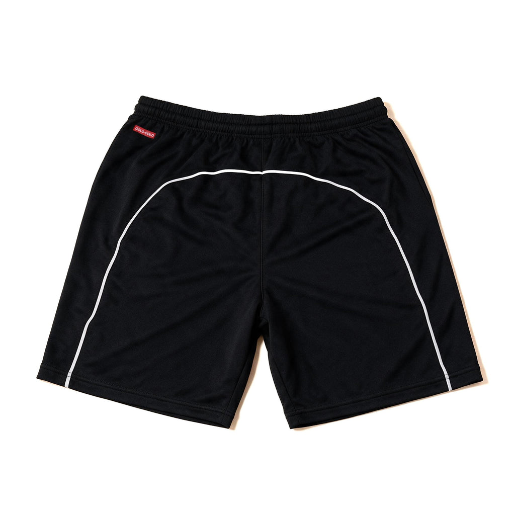 Short Colo Colo Urbano Negro Rayas Blancas Escudo Color