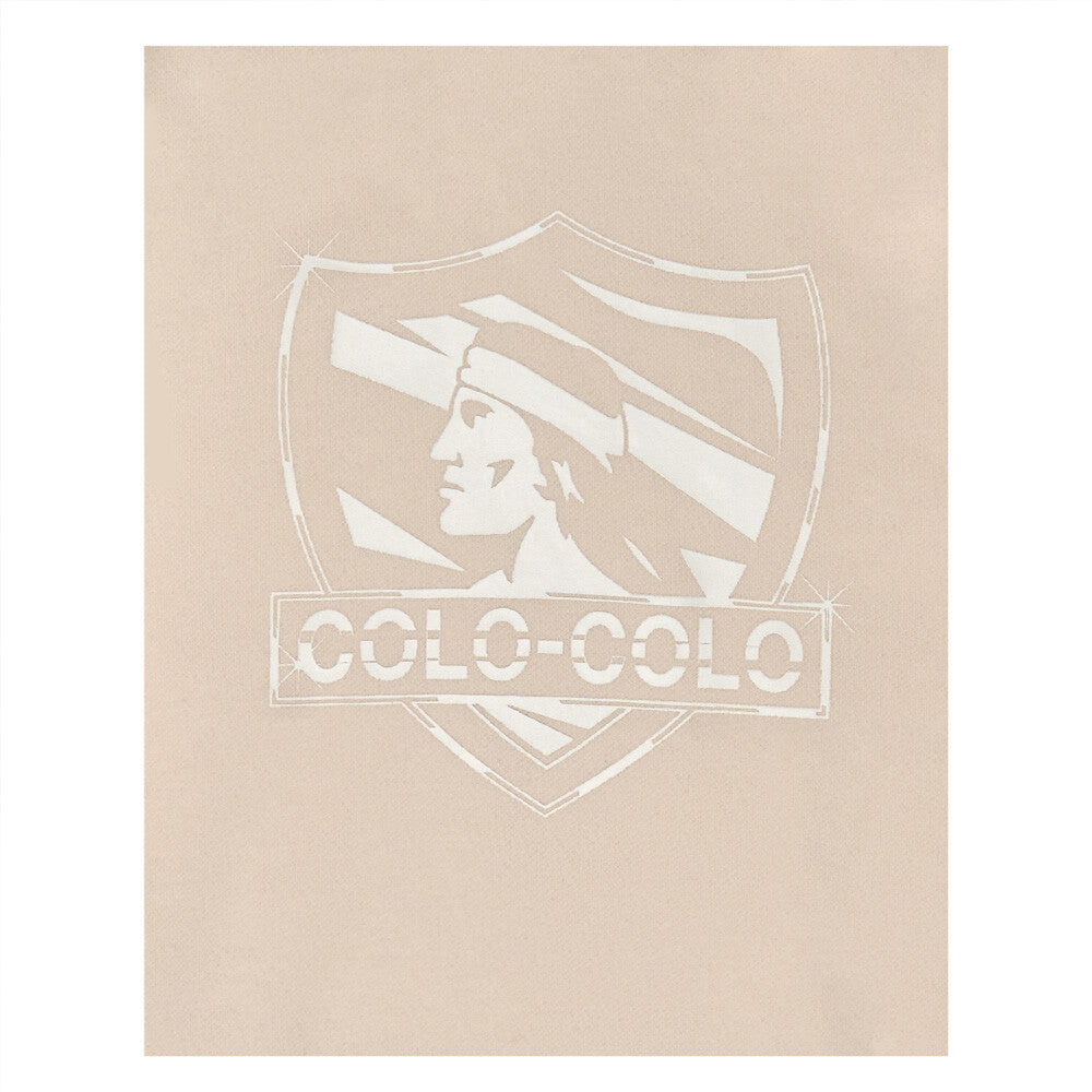 Polerón Colo Colo Urbano Mujer Rosado Escudo Franjas